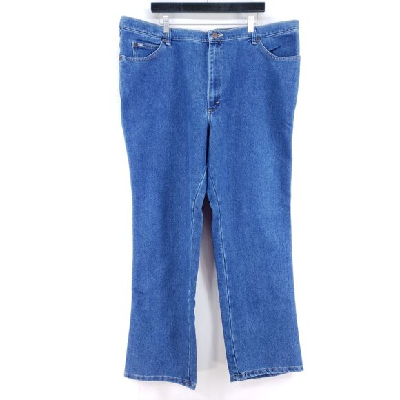 Lee Regular Fit Jeans Men's Size 46x32 Pepper Wash Stretch - Picture 2 of 10